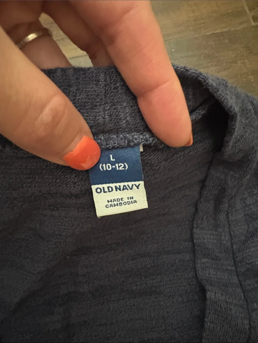 Old Navy Men's Navy Open-Front Cardigan